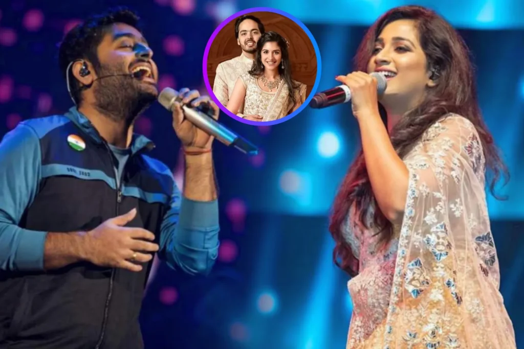 Arijit Singh and Shreya Ghoshal Performed together at Anant Ambani Pre Wedding celebration