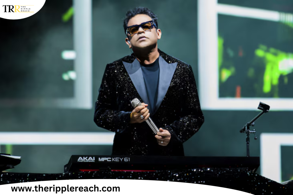 AR Rahman holding his 7th National Film Award for 'Ponniyin Selvan - Part 1', setting a record in Indian cinema